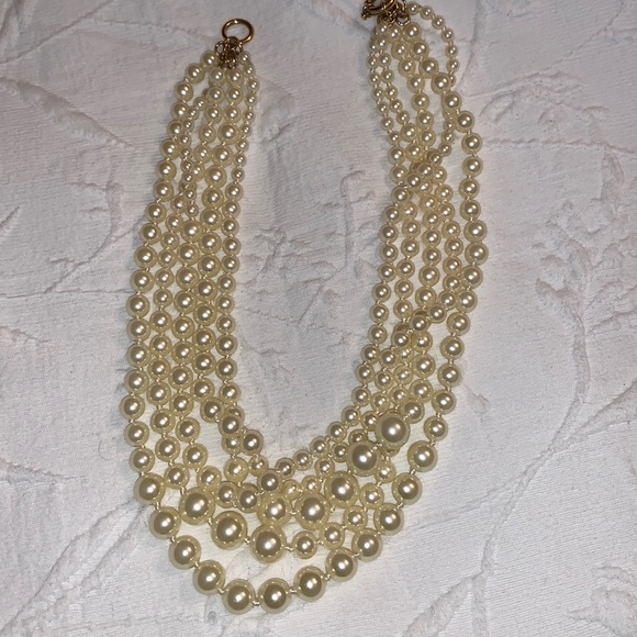 Strand Pearl Necklace J Crew 